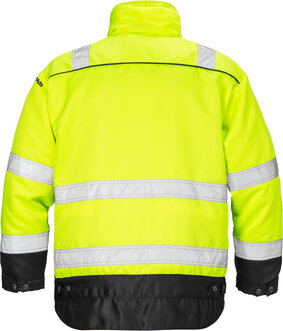 Fristads High vis winterjack klasse 3 444 Hi-vis geel/zwart
