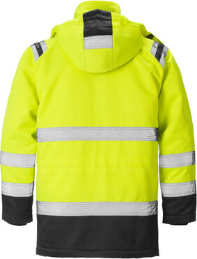 Fristads High vis winterparka klasse 3 4042 Hi-vis geel/zwart