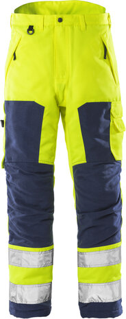 Fristads High vis winterbroek klasse 2 2034 Hi-vis geel/marineblauw
