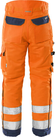Fristads High vis winterbroek klasse 2 2034 Hi-vis oranje/marineblauw