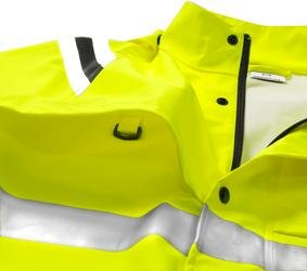 Fristads High vis regenjack klasse 3 4624 Hi-vis geel/marineblauw