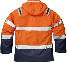 Fristads High vis regenjack klasse 3 4624 Hi-vis oranje/marineblauw