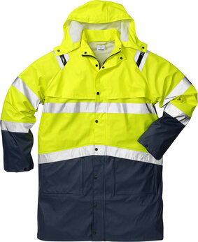 Fristads High vis regenjack klasse 3 4634 Hi-vis geel/marineblauw
