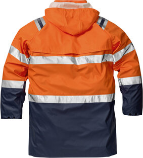 Fristads High vis regenjack klasse 3 4634 Hi-vis oranje/marineblauw