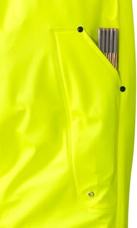 Fristads High vis regenbroek klasse 2 2625 Hi-vis geel/marineblauw