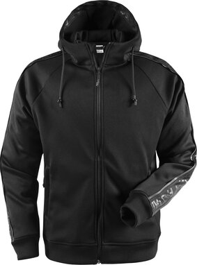 Fristads Sweatjack met capuchon 7464 Zwart