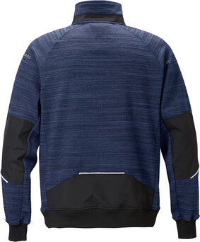 Fristads Sweatjack 7052 Marineblauw/zwart