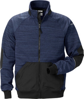 Fristads Sweatjack 7052 Marineblauw/zwart