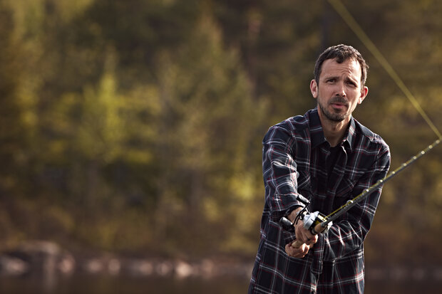 Fristads Flanellen overhemd 7421 Marineblauw