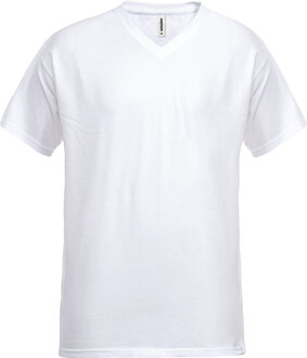 Fristads V-hals T-shirt 1913 Wit