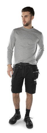 Fristads T-shirt met lange mouwen 1914 Lichtgrijs