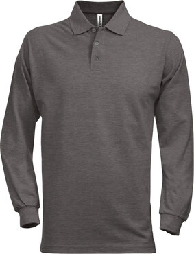 Fristads Heavy poloshirt met lange mouwen 1722 Donkergrijs