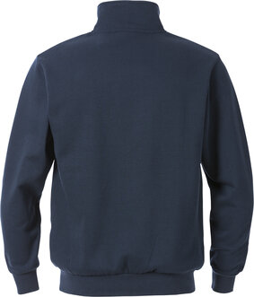 Fristads Sweatshirt met korte ritssluiting 1737 Donker marineblauw