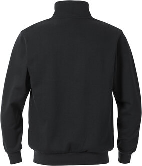 Fristads Sweatshirt met korte ritssluiting 1737 Zwart