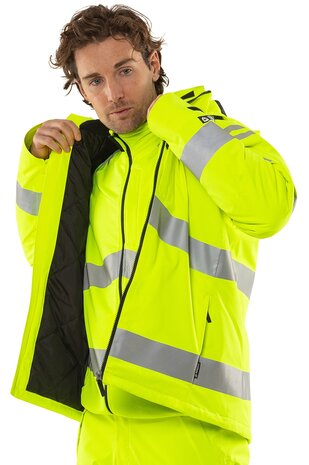 Fristads High vis winterjack klasse 3 4682 Hi-vis geel