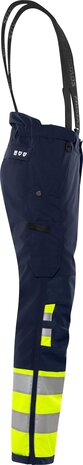Fristads High vis winterbroek klasse 1 2681 Hi-vis geel/marineblauw