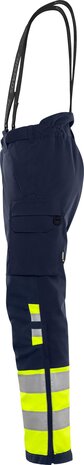 Fristads High vis winterbroek klasse 1 2681 Hi-vis geel/marineblauw