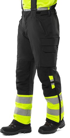 Fristads High vis winterbroek klasse 1 2681 Hi-vis geel/zwart