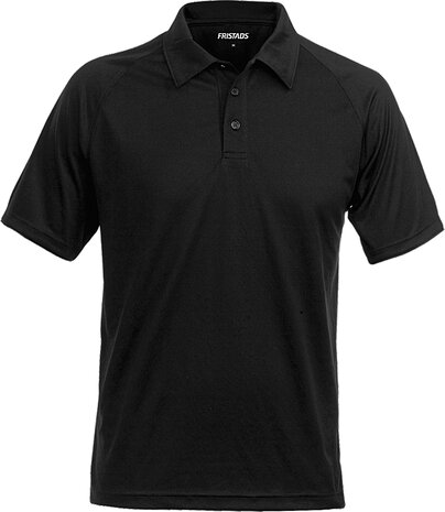 Fristads Coolpass functioneel poloshirt 1716 Zwart