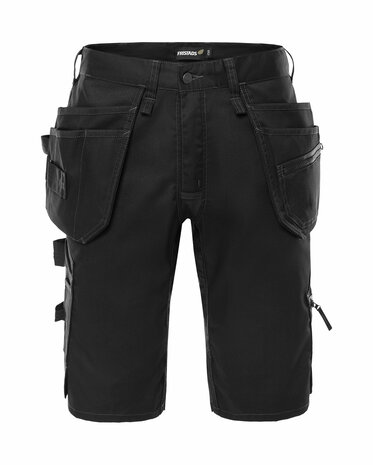 Fristads Korte werkbroek stretch 2902 Zwart