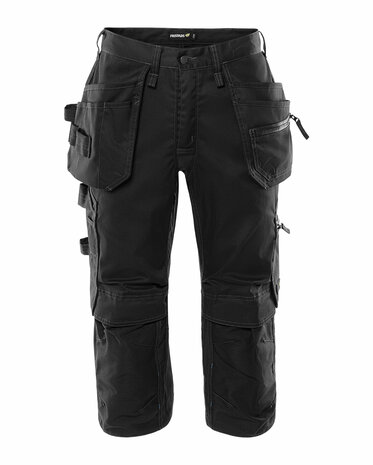 Fristads 3/4 stretch werkbroek 2903 Zwart