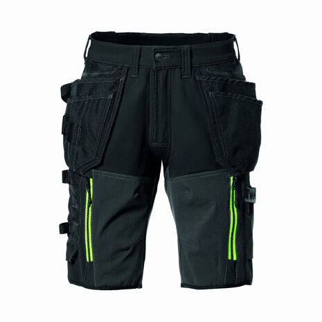 Fristads Korte broek stretch 2567 Zwart