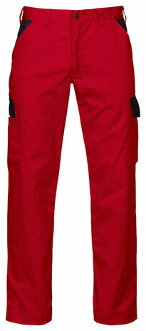 Projob 2518 broek zonder kniezakken Rood