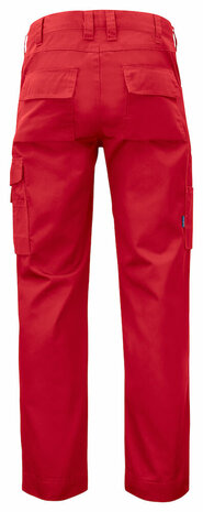 Projob 2530 broek zonder kniezakken Rood