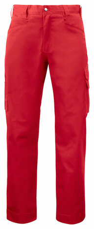 Projob 2530 broek zonder kniezakken Rood