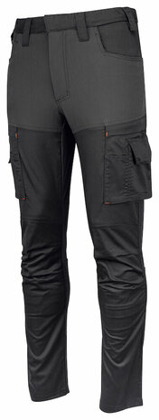 Projob 2552 stretchbroek met kniezakken Grijs