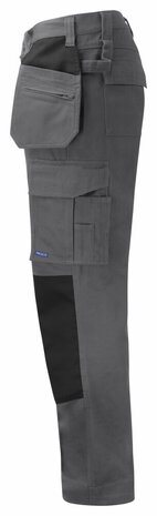 Projob 5530 broek met knie- en spijkerzakken katoen Grijs