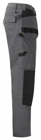 Projob 5530 broek met knie- en spijkerzakken katoen Grijs