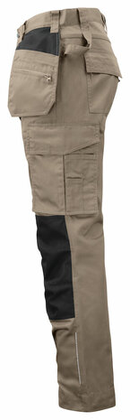Projob 5531 broek met knie- en spijkerzakken Kaki