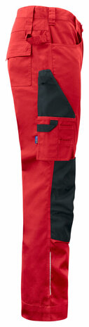 Projob 5532 broek met kniezakken Rood