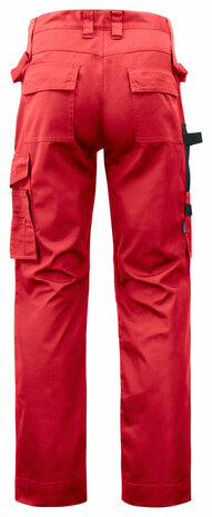 Projob 5532 broek met kniezakken Rood