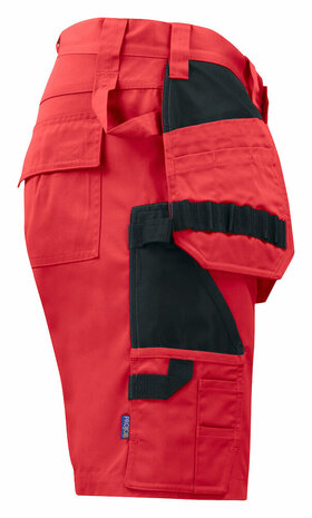 Projob 5535 short met spijkerzakken Rood