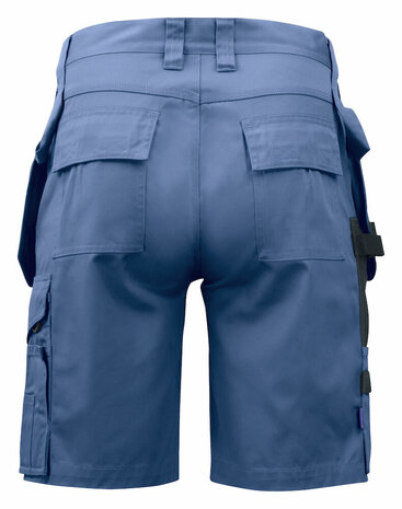 Projob 5535 short met spijkerzakken Hemelsblauw