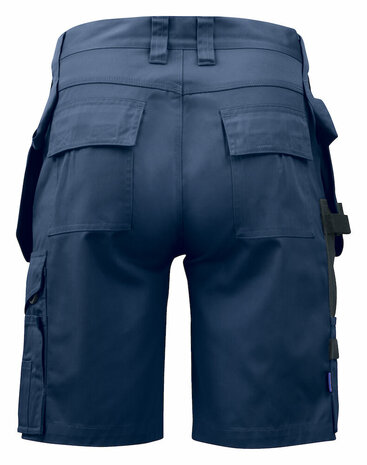 Projob 5535 short met spijkerzakken Marine