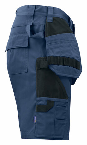 Projob 5535 short met spijkerzakken Marine