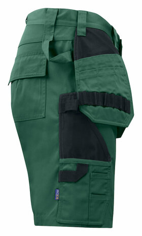 Projob 5535 short met spijkerzakken Woudgroen
