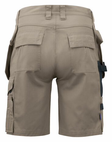 Projob 5535 short met spijkerzakken Kaki