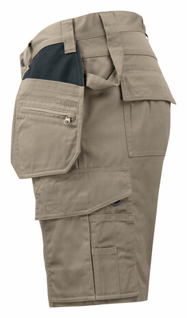 Projob 5535 short met spijkerzakken Kaki