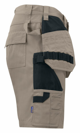 Projob 5535 short met spijkerzakken Kaki