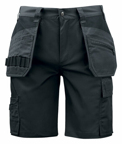 Projob 5535 short met spijkerzakken Zwart