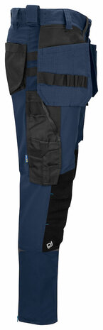 Projob 5550 stretchbroek met knie- en spijkerzakken Marine
