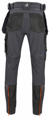 Projob 5550 stretchbroek met knie- en spijkerzakken Grijs
