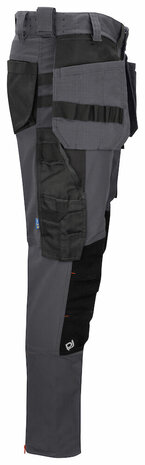 Projob 5550 stretchbroek met knie- en spijkerzakken Grijs