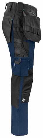 Projob 5551 stretchbroek met knie- en spijkerzakken Marine