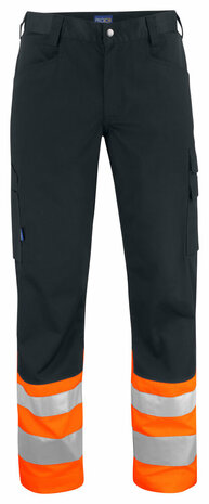 Projob 6533 signalisatiebroek Oranje/Zwart