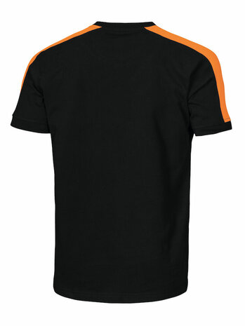 Projob 2019 T-shirt met fluo inzetstukken Zwart/Oranje